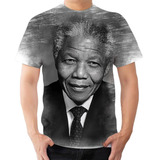 Camiseta Camisa Nelson Mandela Presidente Africa Do Sul 2