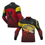 Camiseta Camisa Pai E Filho De Pesca Com Proteção Uv