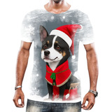 Camiseta Camisa Personalizada Imagens Natal Animais