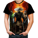 Camiseta Camisa Personalizada Mortal Kombat Jogos