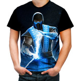 Camiseta Camisa Personalizada Mortal Kombat Jogos Game Hd04