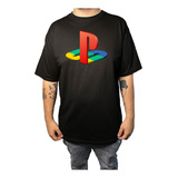 Camiseta Camisa Playstation Logo 100% Algodão