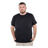 Camiseta Camisa Plus Size Masculina Básica