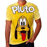 Camiseta Camisa Pluto Cachorro Mickey Minnie