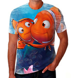 Camiseta Camisa Procurando Nemo Filme Desenhos