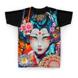 Camiseta Camisa Psy Psicodélica Japão Multicolorida - U07