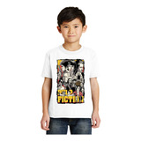 Camiseta Camisa Pulp Fiction Infantil Criança