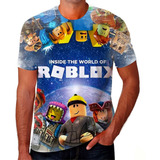 Camiseta Camisa Roblox Jogo Moda