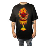 Camiseta Camisa Sagrado Coração De Jesus A3