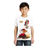 Camiseta Camisa Samurai Shodown Infantil Criança (b)