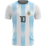 Camiseta Camisa Seleção Argentina Mundial Messi