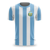Camiseta Camisa Seleção Argentina Tricampeão Lionel Messi 