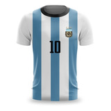 Camiseta Camisa Seleção Argentina Tricampeão Lionel