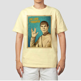 Camiseta Camisa Star Trek Spock Vida Longa E Prospera Série