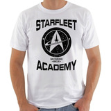 Camiseta Camisa Star Trek Starfleet Academy Kirk Série Anime