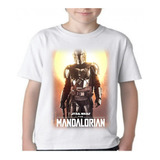 Camiseta Camisa Star Wars Mandalorian Infantil