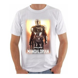 Camiseta Camisa Star Wars Mandalorian Masculina