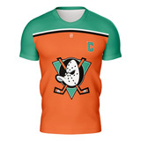 Camiseta Camisa Super Patos Hockey Anaheim Ducks Ref0800