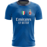 Camiseta Camisa Time Milan Futebol Envio