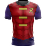 Camiseta Camisa Traje Robin Frente E Costa Envio Rapido 01
