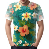 Camiseta Camisa Tshirt Estampa Havaina Havai