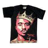 Camiseta Camisa Tupac The King 2pac