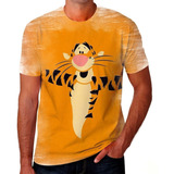 Camiseta Camisa Ursinho Pooh Puff Desenhos Infantil Moda 23