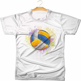 Camiseta Camisa Volei Ball Jogo Personalizada 06