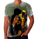 Camiseta Camisa Wolverine X-men Filme Desenho