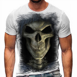 Camiseta Caveira Skull Fantasma Stilo The