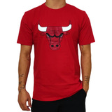 Camiseta Chicago Bulls Nba Basquete Vermelha Oficial
