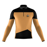 Camiseta Ciclismo Star Trek Next Amarela