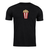 Camiseta Cinema Pipoca Tshirt Geek Nerd Tv Camisa Unissex