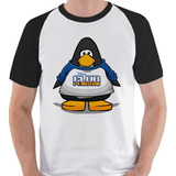 Camiseta Club Penguin Jogo Logo Camisa