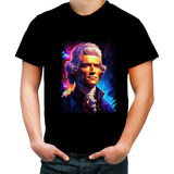 Camiseta Colorida Thomas Jefferson Presidente Do