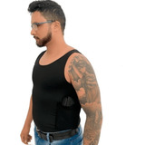 Camiseta Com Coldre Modelo Regata - Canhoto E Destro