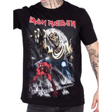 Camiseta Consulado Iron Maiden Number Of The Beast Somewhere
