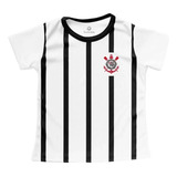 Camiseta Corinthians Bebê Baby Look Torcida Criança Oficial