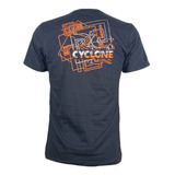 Camiseta Cyclone Geometric Neon
