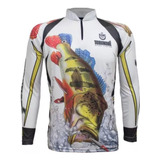Camiseta De Pesca Camisa Blusa King Brasil Proteção Solar 