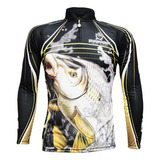 Camiseta De Pesca King Brasil Kff305 - Para Pesca/ Trilha
