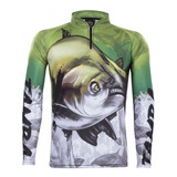 Camiseta De Pesca Proteção Solar Uv