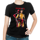 Camiseta Deadpool Vs Wolverine Desenho Baby