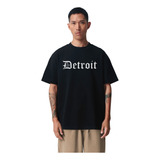 Camiseta Detroit City Streetwear 100% Algodão