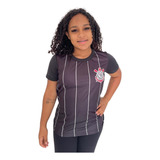 Camiseta Do Corinthians Oficial Feminino Licenciado
