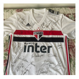 Camiseta Do São Paulo Autografada