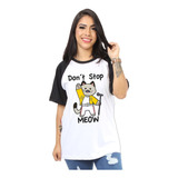 Camiseta Don't Stop Meow Banda Queen