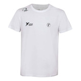 Camiseta Drop Shot Pablo Lima Masculina - Branca