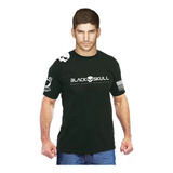 Camiseta Dry Fit Black Skull Caveira Preta