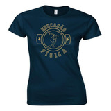 Camiseta Educação Física feminina baby Look 100 Algodão top